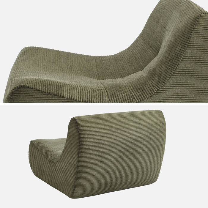 sweeek - Fauteuil corduroy Sokol 1 zitplaats (set van 2)
