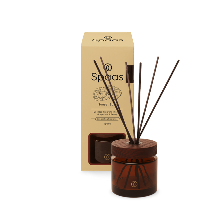 Spaas Iconic Geurstokjes - Sunset Spark - 150ml - 2 stuks