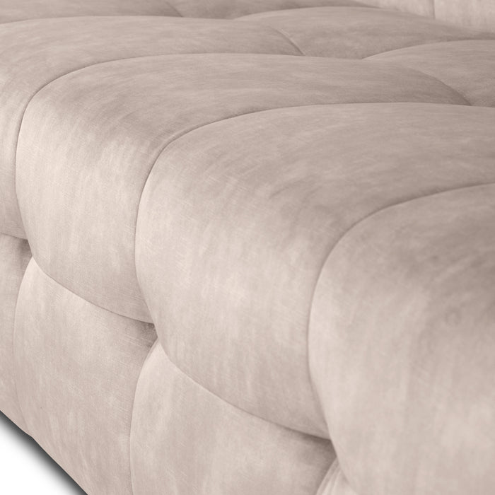 by fonQ Wies 4,5-zits Hoekbank Links - Fluweel - Taupe