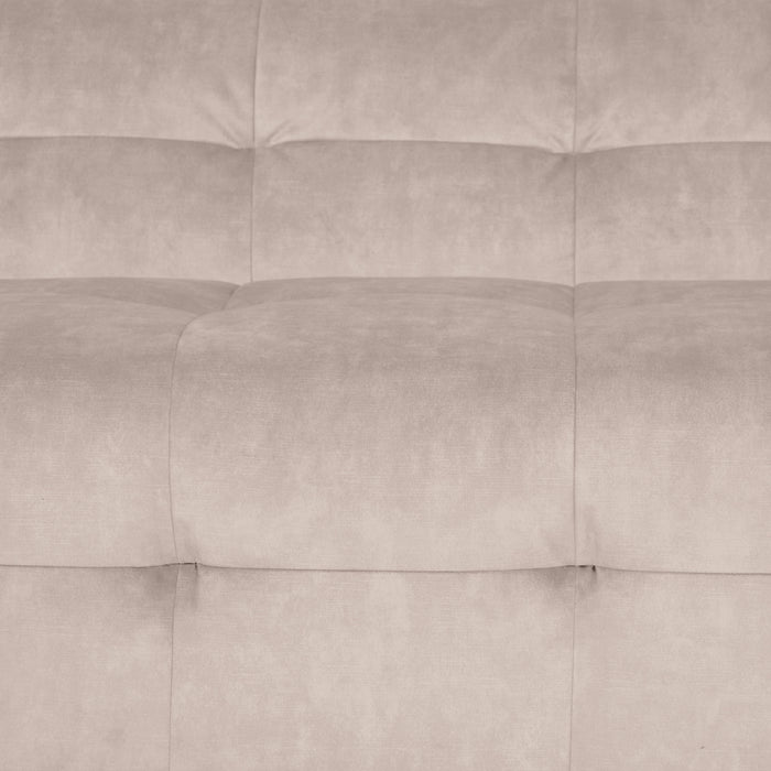 by fonQ Wies 4,5-zits Hoekbank Links - Fluweel - Taupe