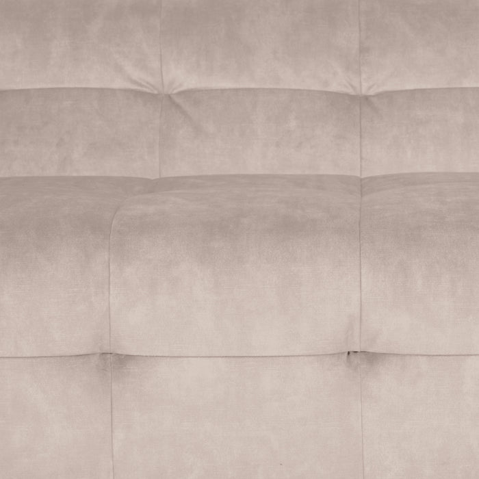 by fonQ Wies 3,5-zits Hoekbank Rechts - Fluweel - Taupe