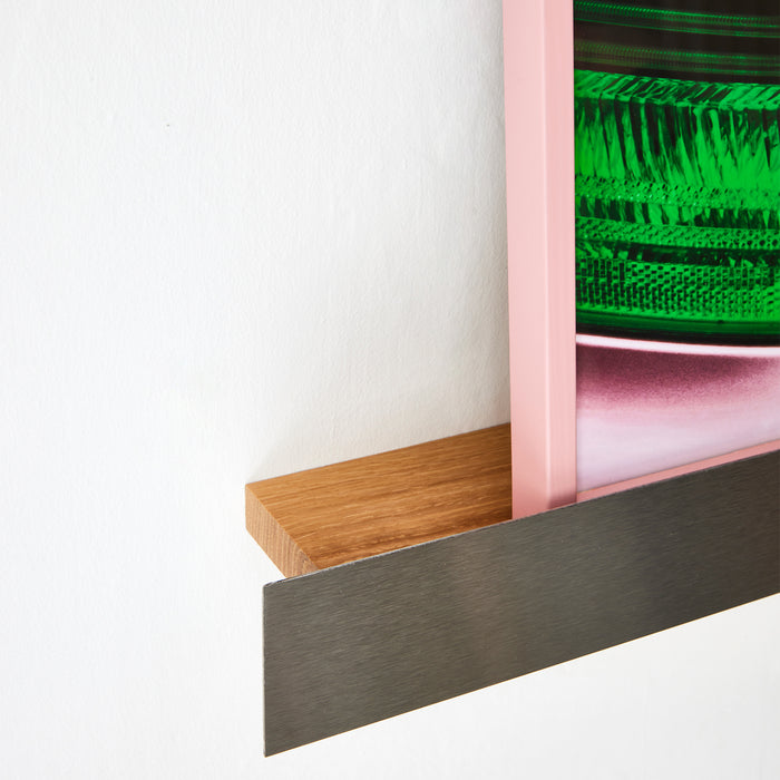 Paper Collective Gallery Wandplank B 80 cm - Brushed Steel