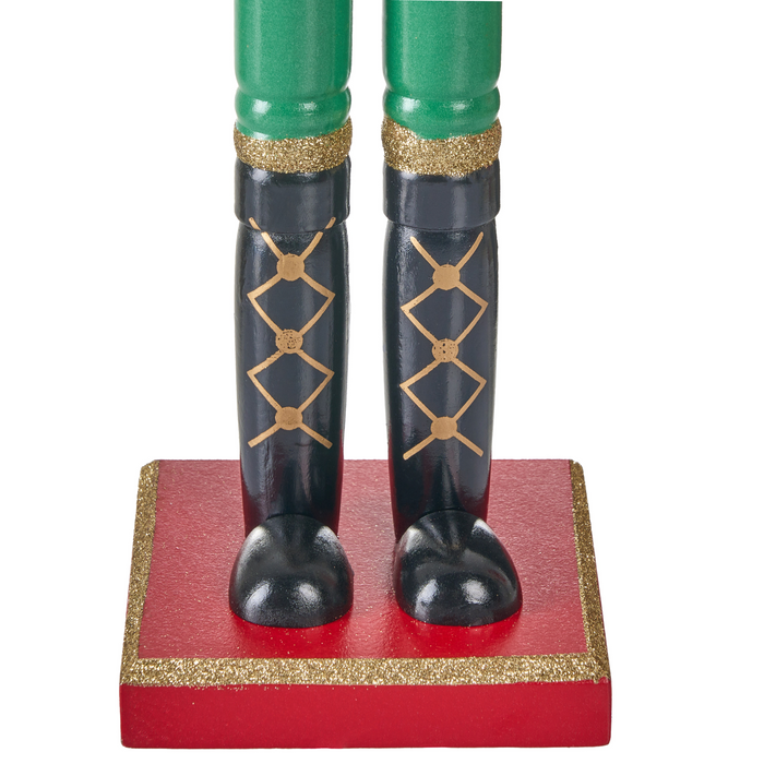 Beliani - RODSJON - Decoratief figuur - Rood - Dennenhout