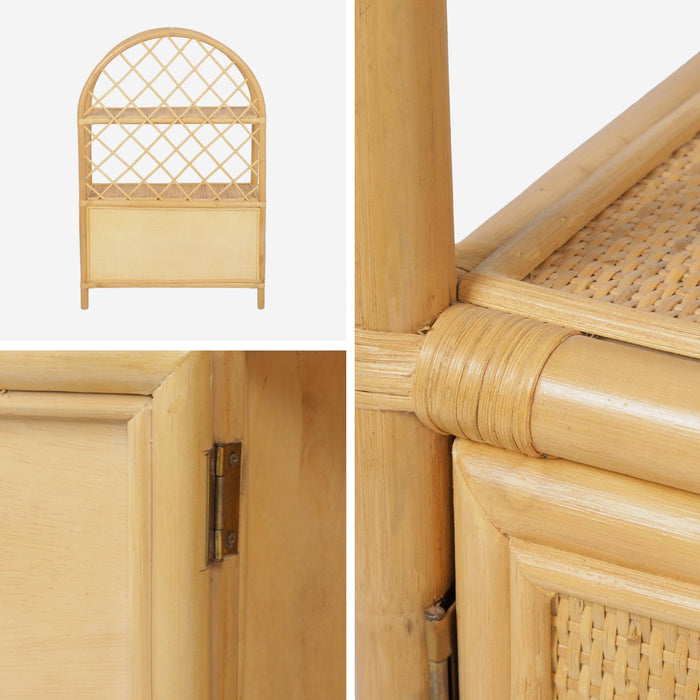 sweeek - Kinderkast van naturel rotan