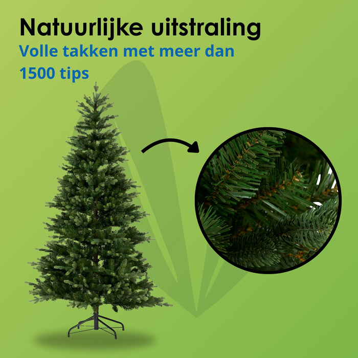 Buitenkado Kunstkerstboom – Groen – 180 cm – Incl. Standaard