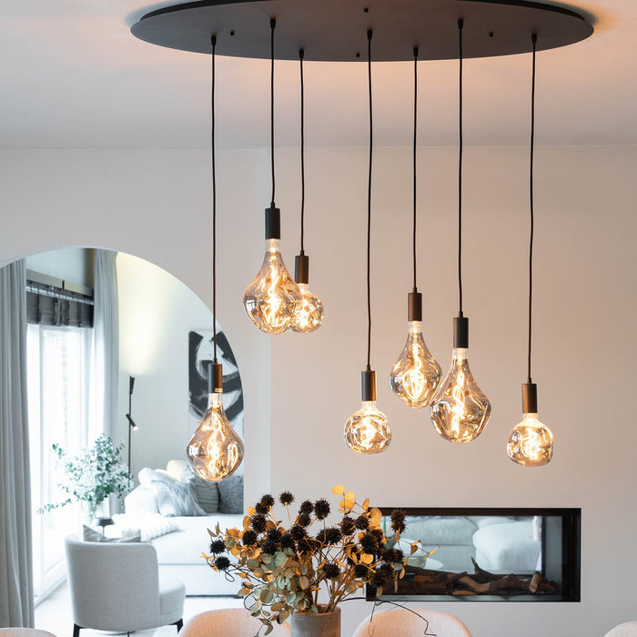 Atmooz Yoki 7 Hanglamp – Zwart – 125x55cm – Neo & Evo – E27