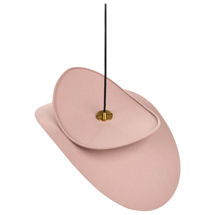 Beliani - MASCOTA - Hanglamp - Bruin - Linnen