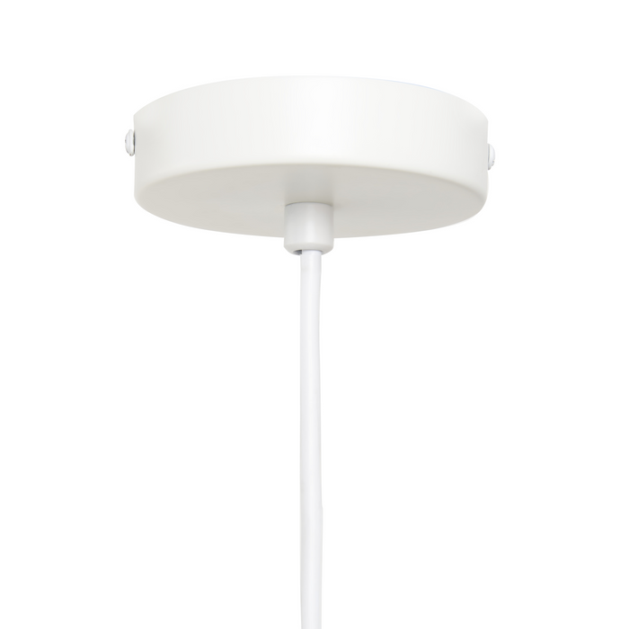 Beliani - JOKU - Hanglamp - Lichtbeige - Bouclé