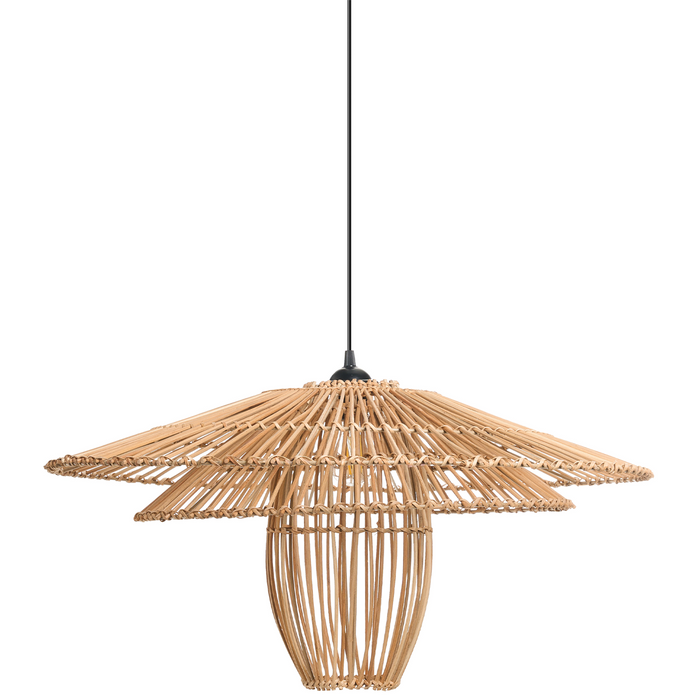 Beliani - BOTIJAS - Hanglamp - Naturel - Rotan