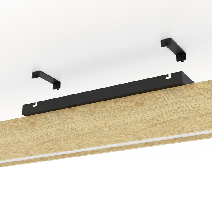 EGLO connect.z Anchorena-Z Plafondlamp - 123cm - Bruin|Zwart|Wit - RGB