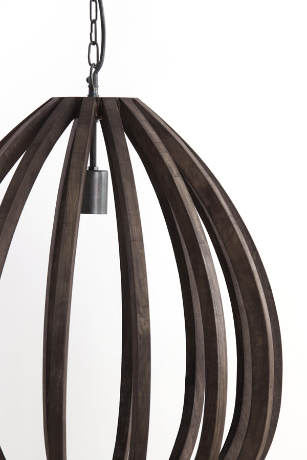 Light & Living - Hanglamp BARSIA - Ø40x42cm - Bruin