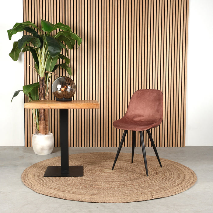 LABEL51 - Tafellamp Firo - Smoke Glas - Zwart Metaal