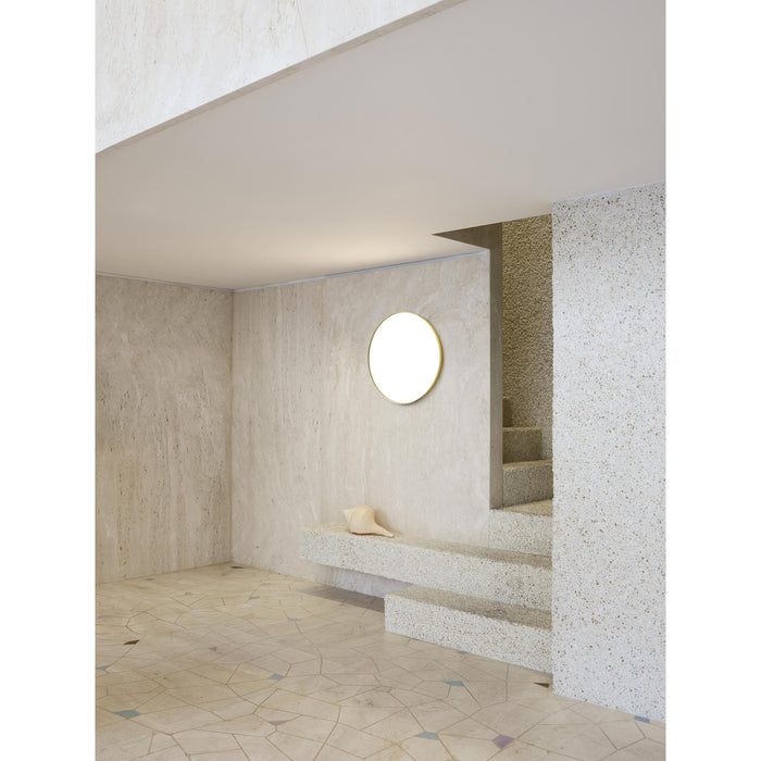 Compendium Plate plafondlamp LED messing