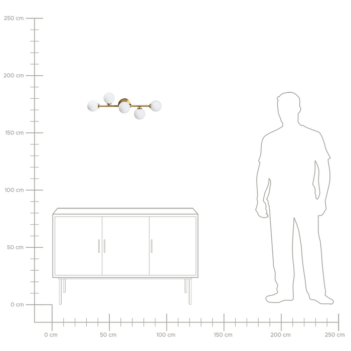 Beliani - MINOTOS - Wandlamp - Goud - IJzer