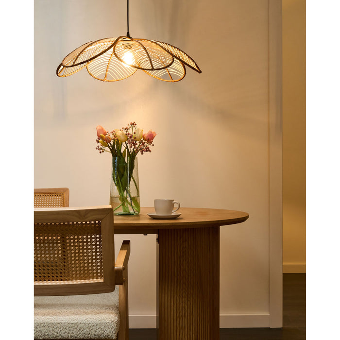 Beliani - NIGUA - Hanglamp - Naturel - Rotan