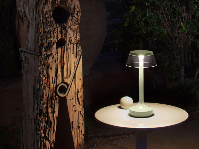Flos Bon Jour Unplugged LED tafellamp Fresh Mint