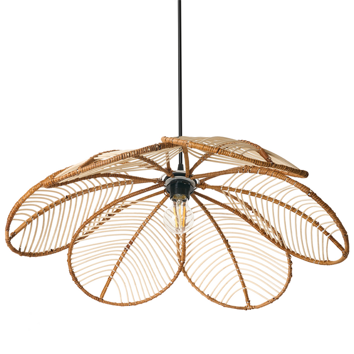 Beliani - NIGUA - Hanglamp - Naturel - Rotan