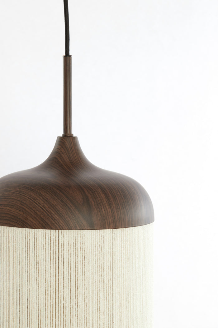 Light & Living - Hanglamp DANIALO - Ø35x32 cm - Bruin