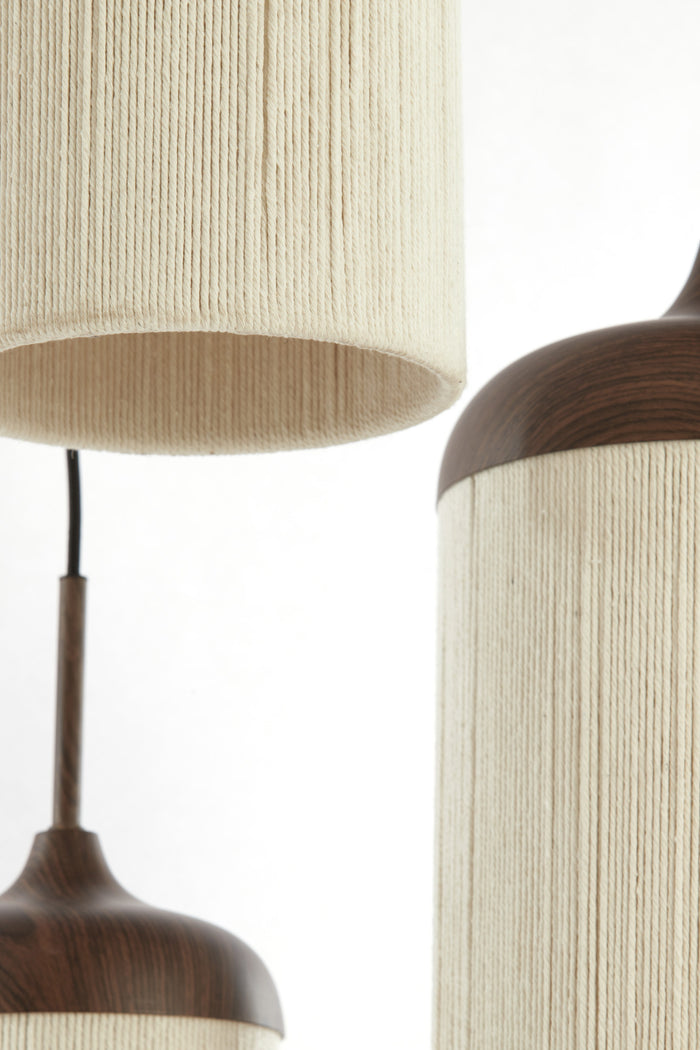 Light & Living - Hanglamp DANIALO - Ø35x32 cm - Bruin