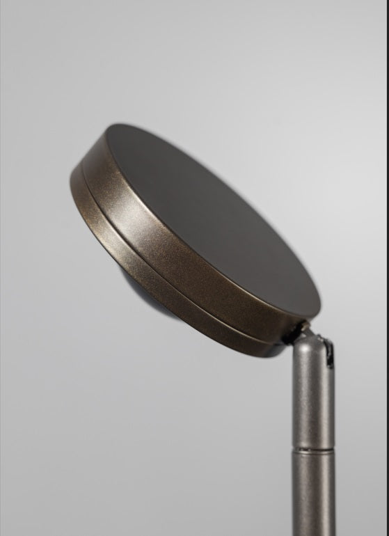 ETH Jake ROUND Vloerlamp Led met lens 3 step dimming 2700k 9w Anodic Brown 653L