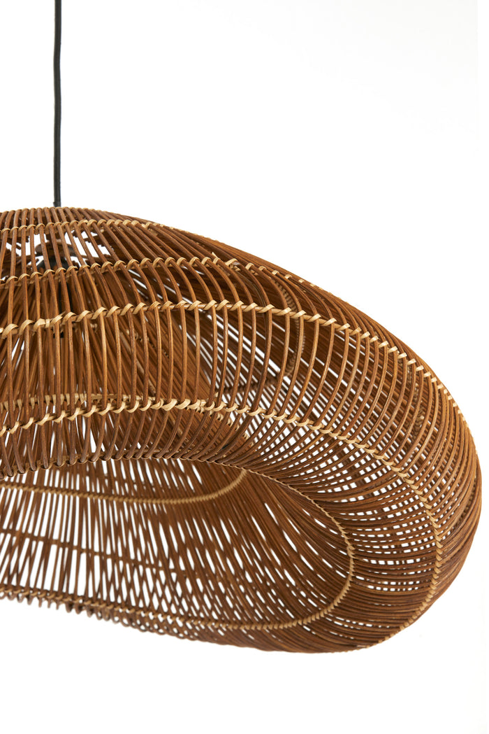 Light & Living - Hanglamp JANZUR - 65x64x30.5 cm - Bruin