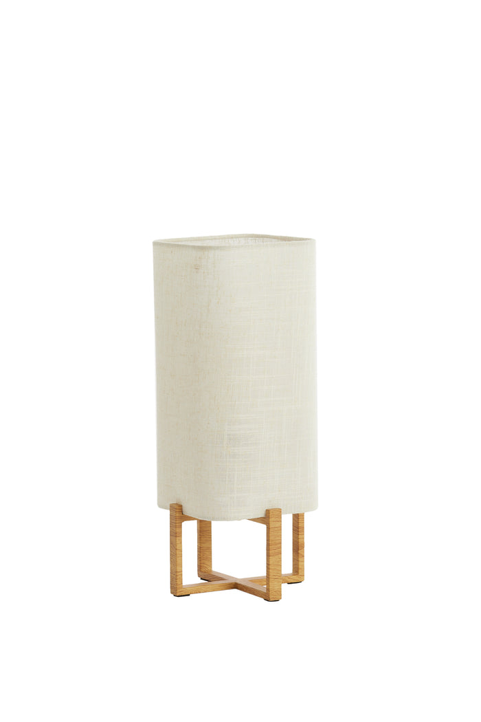 Light & Living - Tafellamp WYN - Ø16.5x39cm - Bruin