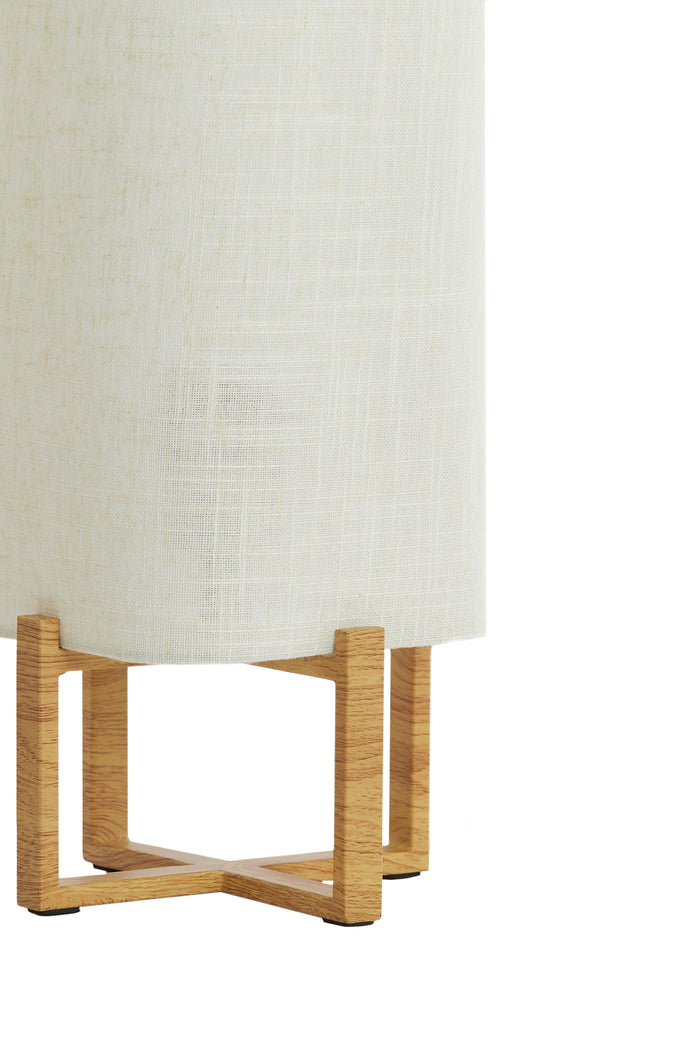 Light & Living - Tafellamp WYN - Ø16.5x39cm - Bruin