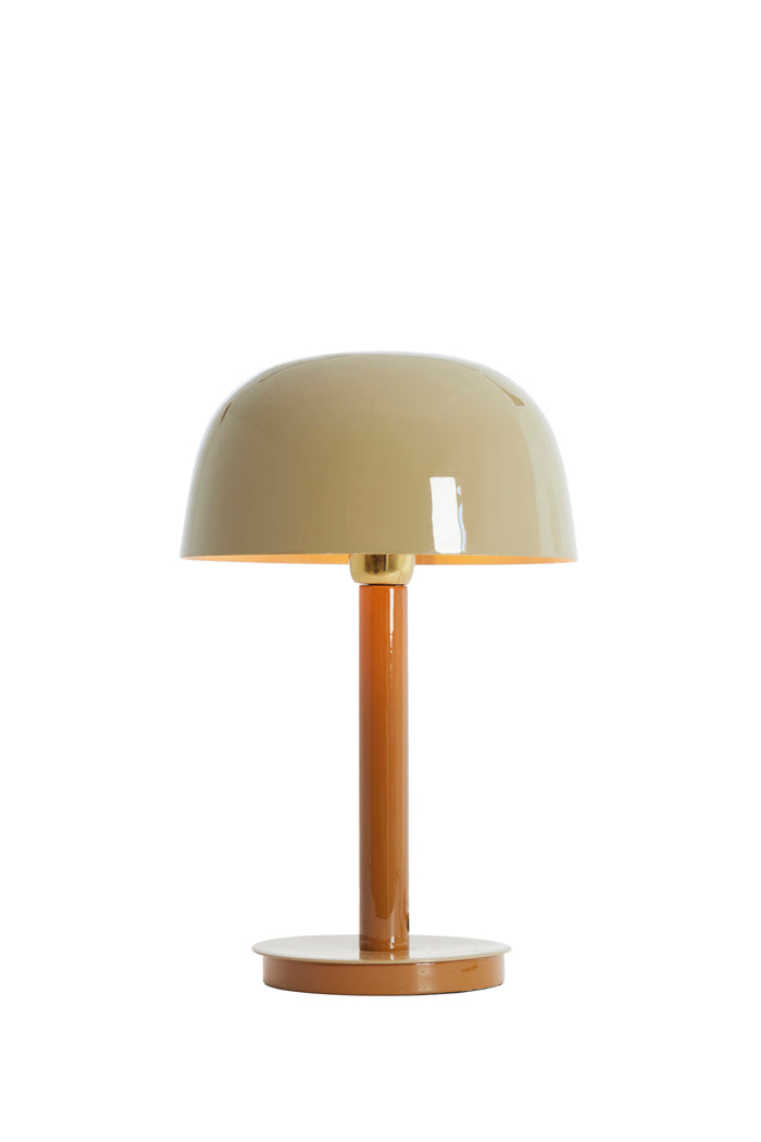 Light & Living - Tafellamp MARIVET - Ø25x37 cm - Bruin