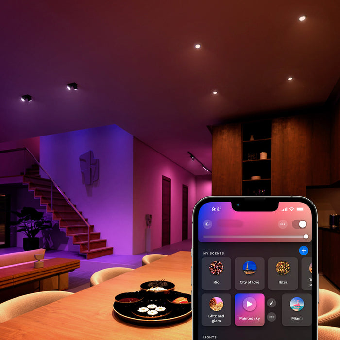 Philips Donegal Inbouwspot - Incl. Philips Hue White & Color Ambiance