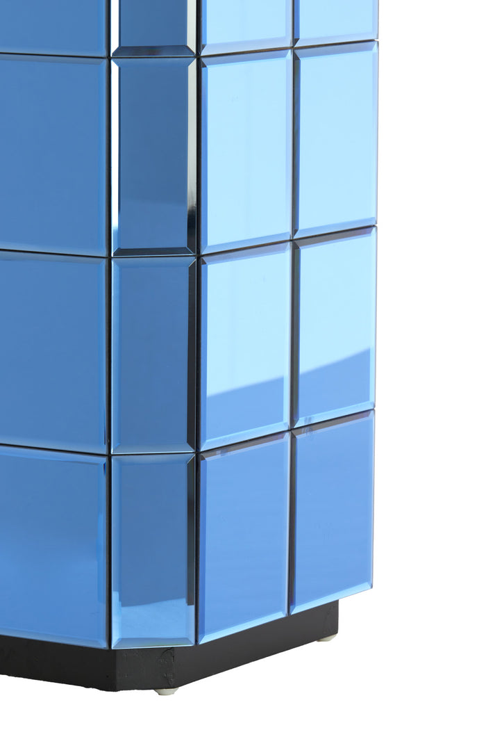 Light & Living - Zuil LUCIANO - Ø30x80 cm - Blauw