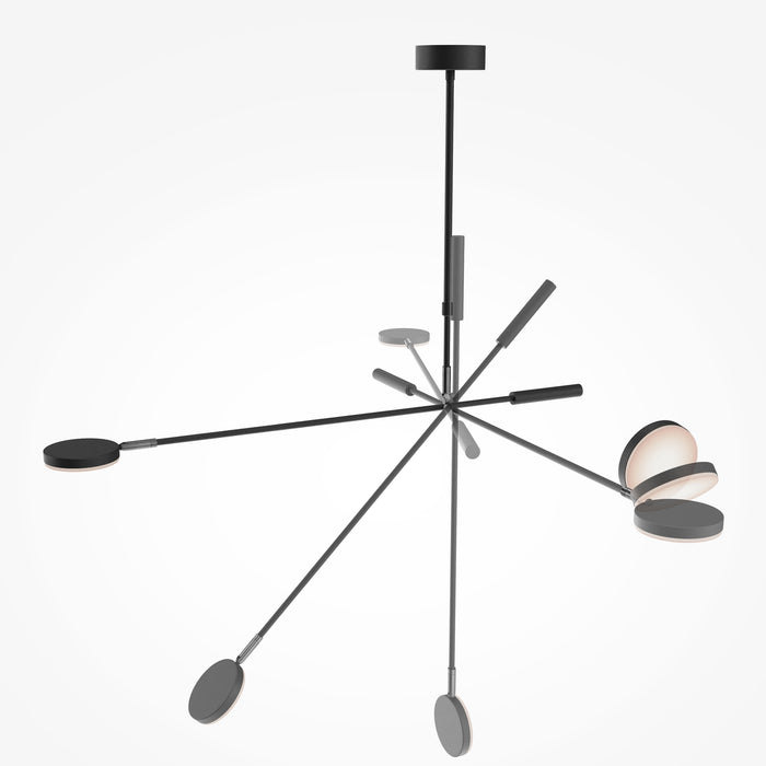 Maytoni - Plafondlamp Fad - Metaal - Zwart