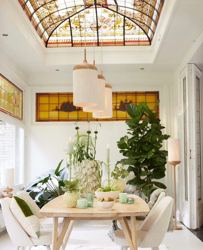 Light & Living - Hanglamp DANIA - 90x22x32cm - Bruin