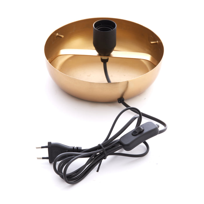 Light & Living - Tafellamp CETARA - Ø25x26cm - Bruin