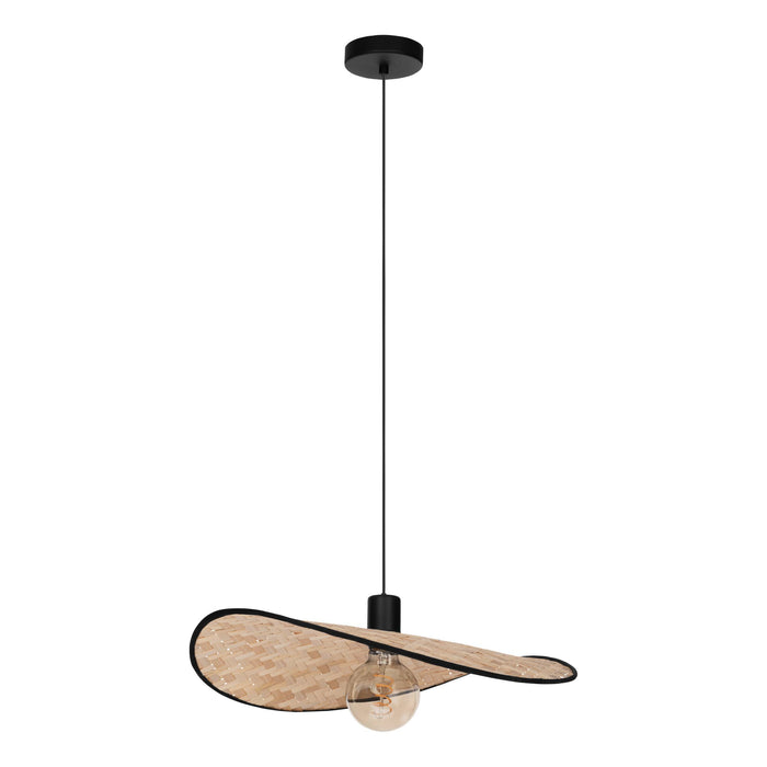 EGLO Marywell Hanglamp - E27 - Hout - Zwart|Bruin