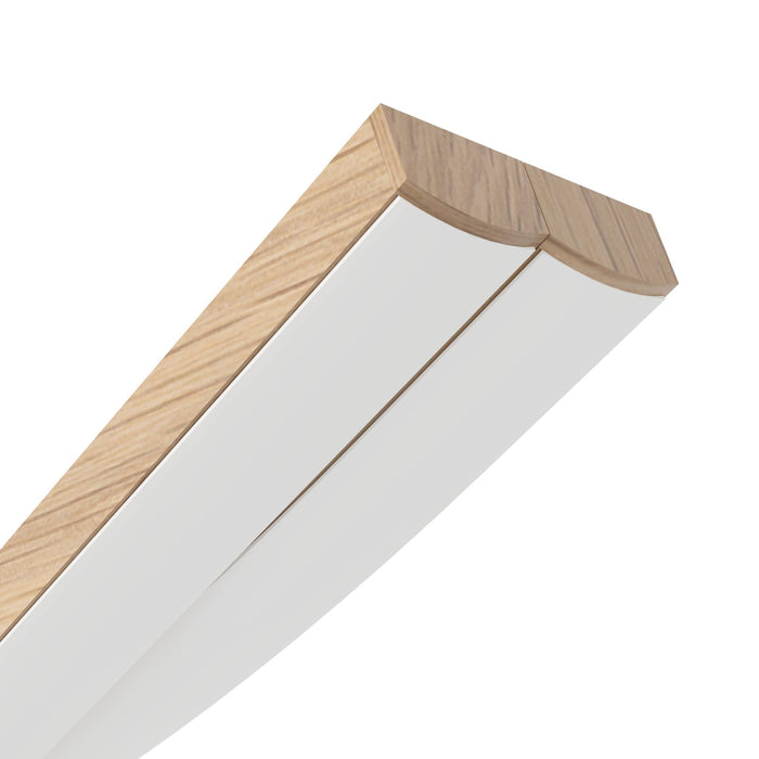 EGLO Grisolia Hanglamp - LED - Kunststof - Wit|Bruin