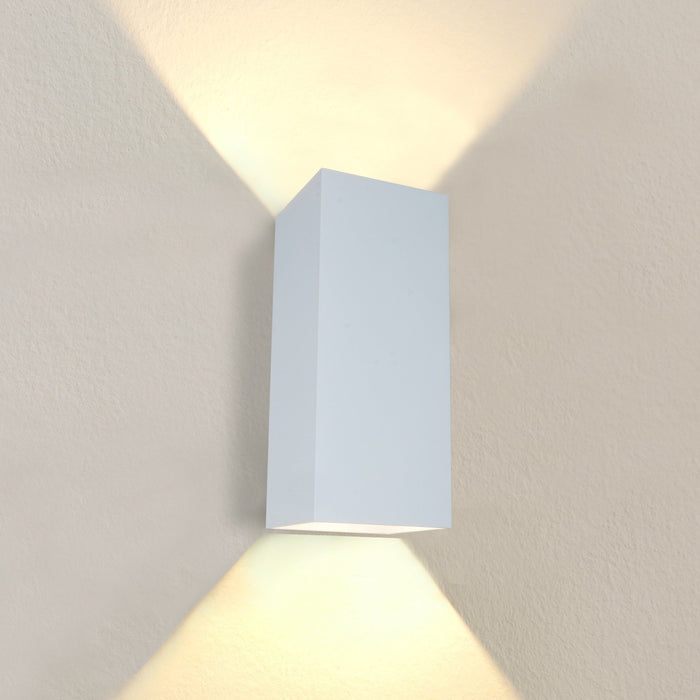 Artdelight Wandlamp Dante 2 XL Wit GU10 GU10 Up & Downlight