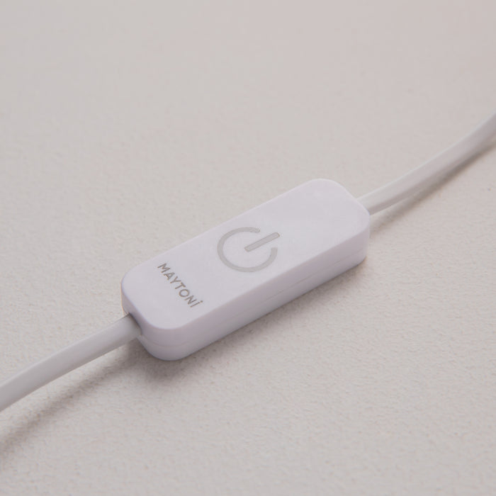 Maytoni - Tafellamp Spirito - Metaal en glas - Wit