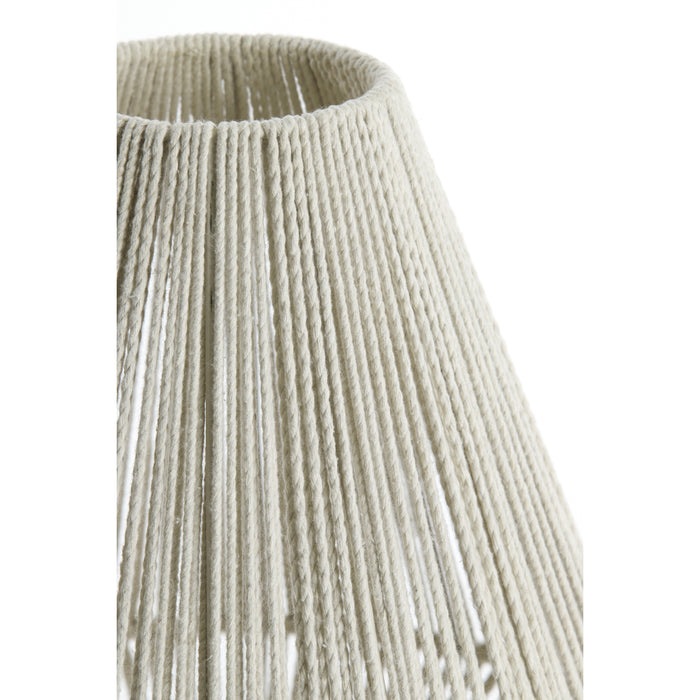 Light & Living - Tafellamp FELIDA - Ø35x40cm - Wit