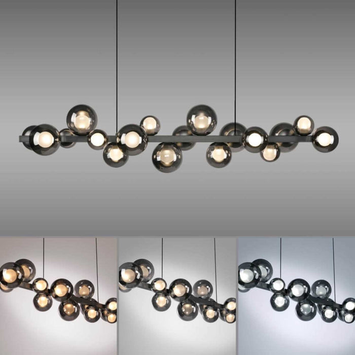 Neuhaus PURE® Hanglamp Pure E-Popup Grey L 120cm incl. Remote