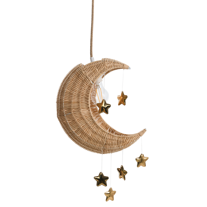 Beliani - ORCHON - Hanglamp - Naturel - Rotan