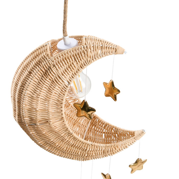 Beliani - ORCHON - Hanglamp - Naturel - Rotan