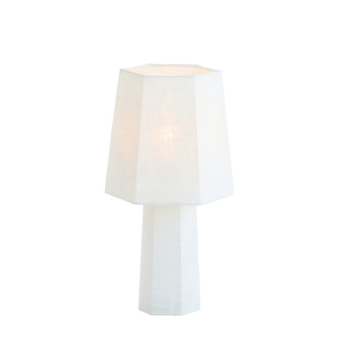 Light & Living - Tafellamp MUSABO - Ø25x49cm - Wit