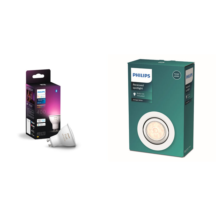 Philips Donegal Inbouwspot - Incl. Philips Hue White & Color Ambiance