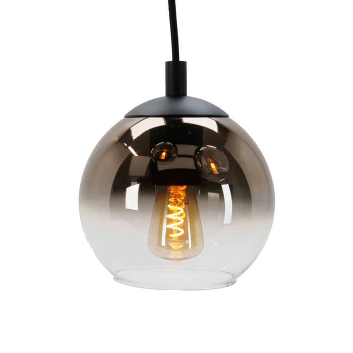 EGLO Ariscani 1 Hanglamp - E27 - 76,5 cm - Koperglas - Zwart