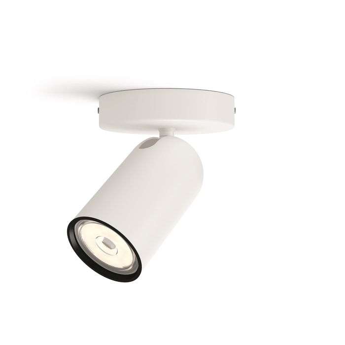 Philips Pongee Opbouwspot - Incl. Philips LED Lamp - Wandspot - 1 Spot
