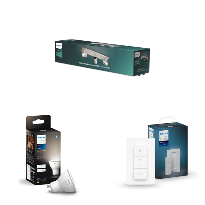 Philips Runner opbouwspot - 3-lichts - aluminium