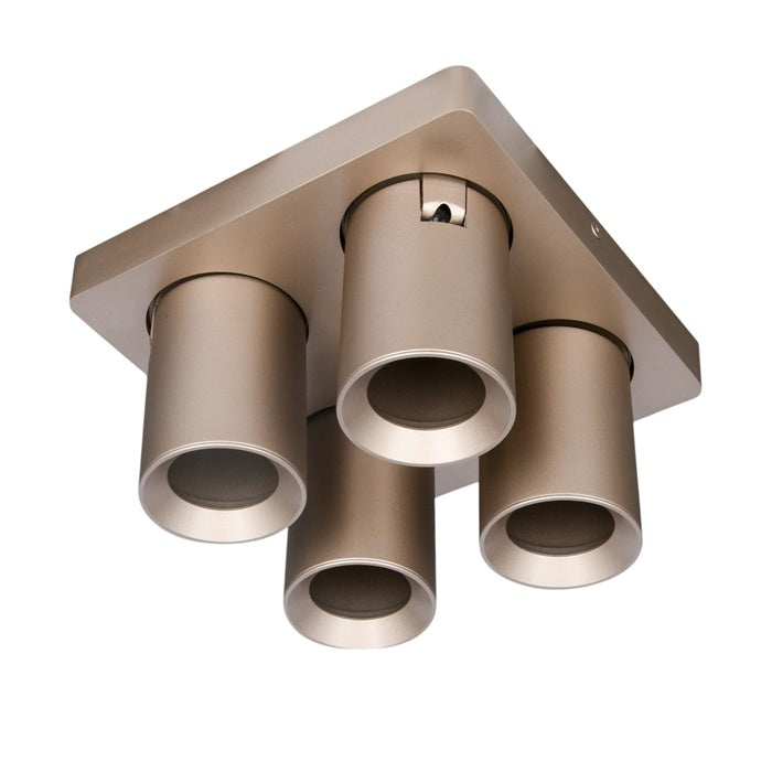 Artdelight Spot Megano Champagne GU10 4 Lichts