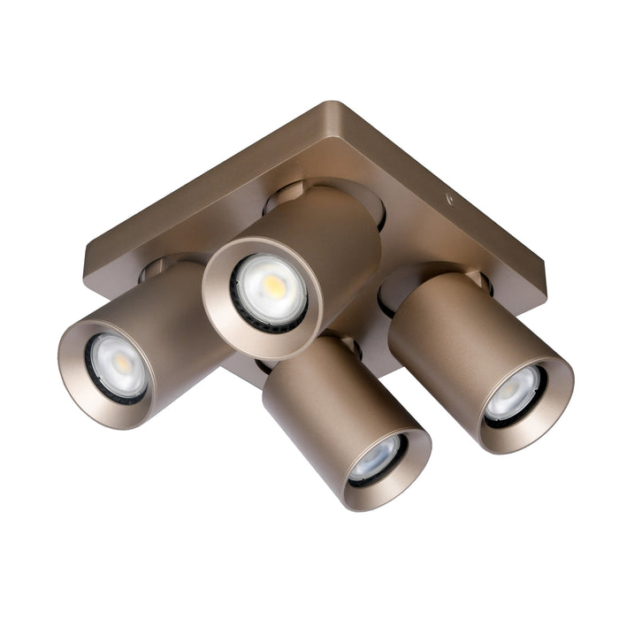 Artdelight Spot Megano Champagne GU10 4 Lichts