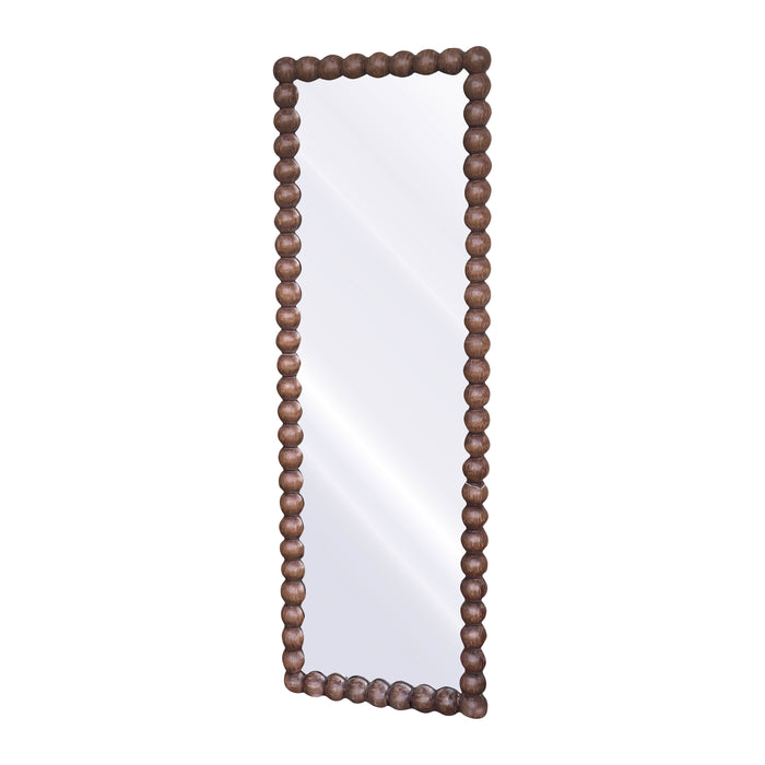 by fonQ Pompom Spiegel - Walnoot