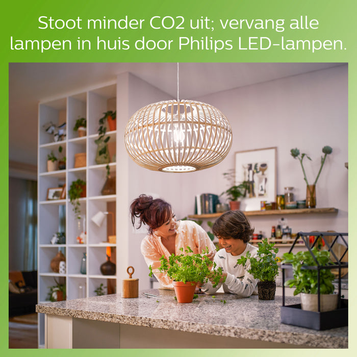 Philips Ultra Efficient LED lamp Mat - 60 W - E27 - Warmwit licht